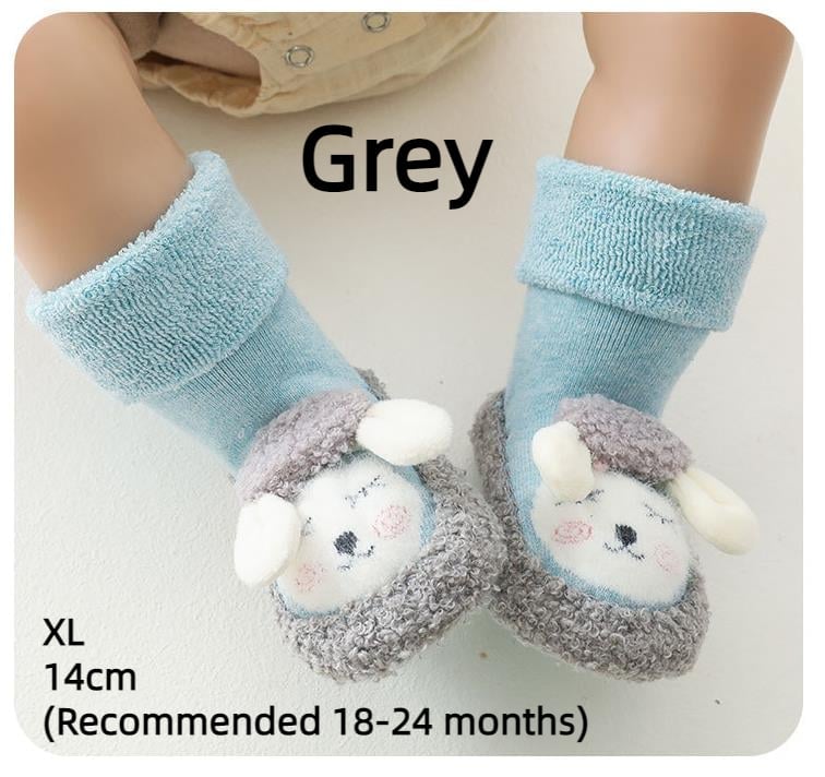 🎁Korlátozott akció 50% kedvezmény💖Baba rajzfilm plüss pamut kisgyermek cipő-19