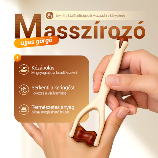🔥Ujj- és tenyérmasszírozó 🌿🤲|Természetes feszültségoldás