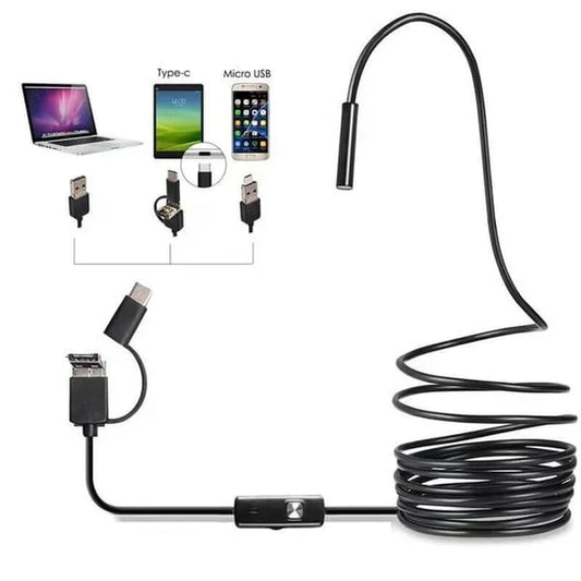 🔥3 az 1-ben vízálló USB endoszkóp kamera LED-del 📱📸