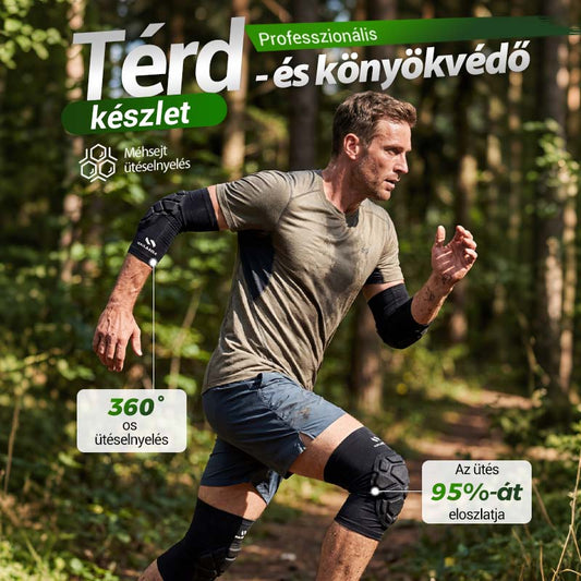 💪✨Nagy teljesítményű térdvédő szett | Csúszásgátló, lélegző, ízületi támogatás🏀🏃‍♂️