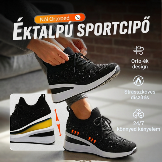 👟Kristályos hálós edzőcipő – lélegzik, könnyű, ragyog💎