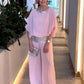 🌸2025 Elegáns kétrészes Colorblock készlet flitterekkel-1