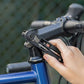 🔧Többfunkciós racsnis kerékpár-kerékemelő, imbuszkulccsal és reszelőpengével💪🚲