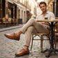 👞✨Elegáns természetes bőrből készült férfi cipő – kényelmes mindennapi viseletre🌿