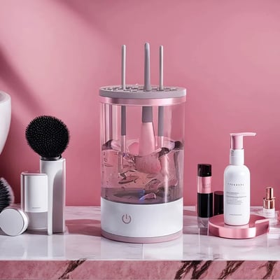 ✨Elektromos sminkecset-tisztító🦠