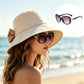 👒Széles Karimájú Masnis Napkalap: UV-Védelem és Stílus – Raktáron!☀️