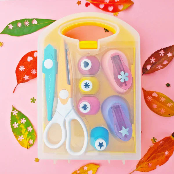 💖Ajándék a gyermeknek🎁Kreatív gyerekek DIY lyukasztó kézműves készlet🎉A gyermekek kreativitásának fejlesztése-3