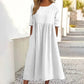 【S-5XL】👗Βαμβακερό φόρεμα με στρογγυλή λαιμόκοψη και τσέπες