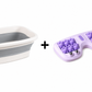 🦶Összecsukható Lábfürdő Masszírozó Görgőkkel – Otthoni SPA Élmény🛁