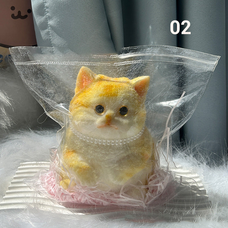 😻Cuki és puha macska alakú játék💕(stresszoldó)-9