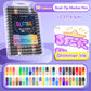 🎁 Kétvégű csillámos filctoll csillámmal ✍️✨