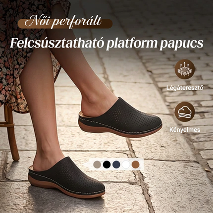 👡2026 új nyakig érő nyári papucsok kényelmes viseletre – Légáteresztő, puha talp, nyári divat✨