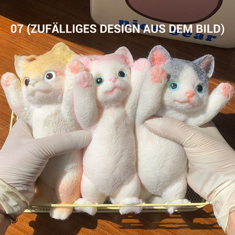 😻Cuki és puha macska alakú játék💕(stresszoldó)-14
