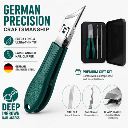 🔥✂️Sas csőr körömvágó 3 csomagban – fröccsenésgátló kialakítás, széles nyílás💅