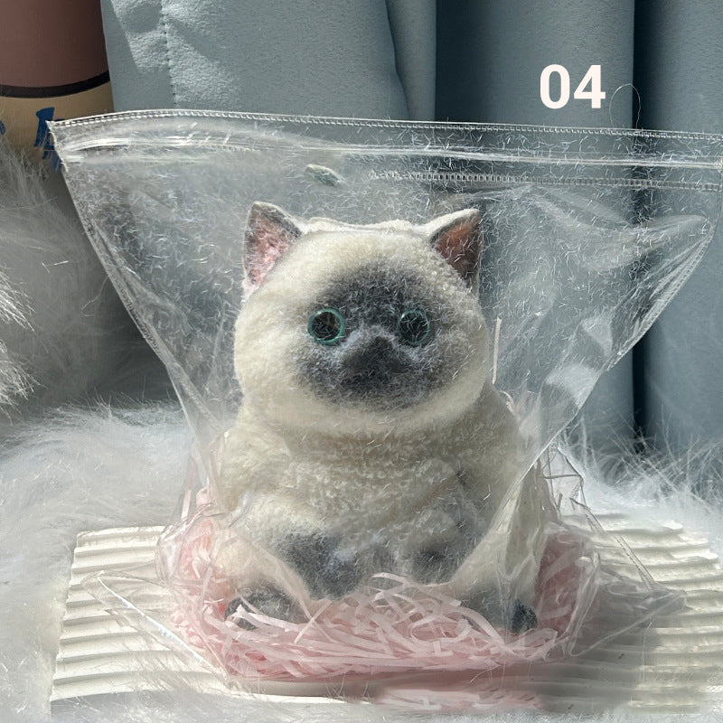 😻Cuki és puha macska alakú játék💕(stresszoldó)-11