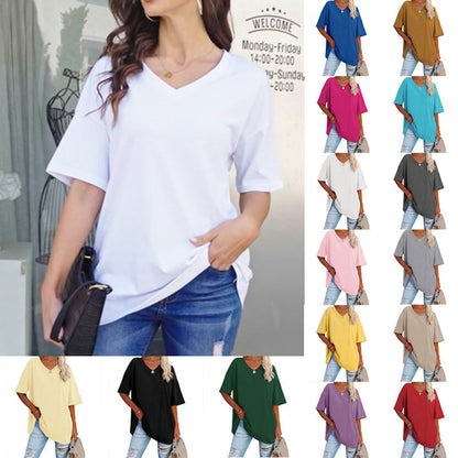 🌷 ΠΡΟΣΦΟΡΑ 2025 - 50% Έκπτωση 🌷 Γυναικεία Μπλούζα V-Neck