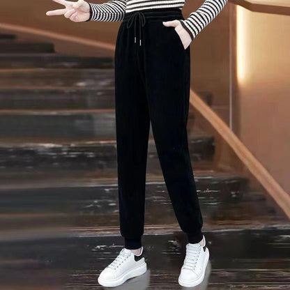 🎁👖 ΩΡΑΊΟ ΔΏΡΟ! ΓΥΝΑΙΚΕΊΟ ΖΕΣΤΌ ΒΕΛΟΎΔΙΝΟ ΠΑΝΤΕΛΌΝΙ ΤΖΆΓΚΕΡ ΑΠΌ ΚΟΤΛΈ