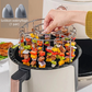 🥩🔥Függőleges kebab grill levegős fritőzhez + ingyenes hőálló kesztyűk🍤