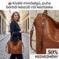 🤎Kiváló minőségű puha bőrből készült női kézitáska👜nagy űrtartalmú kivitel✨