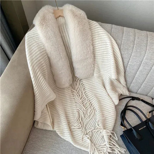 🧣💗 ΠΛΕΚΤΌ ΧΟΝΤΡΌ ΓΥΝΑΙΚΕΊΟ ΧΑΛΑΡΌ ΣΆΛΙ
