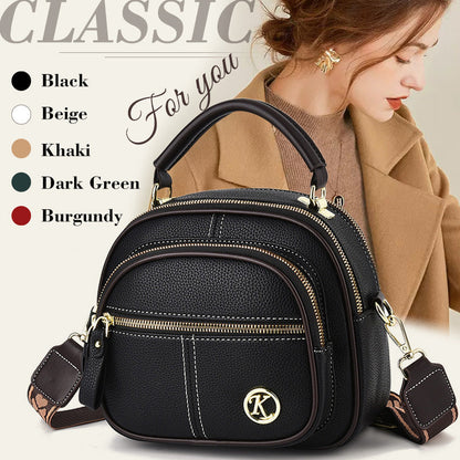 👜✨Klasszikus többfunkciós rekeszes PU-bőr válltáska