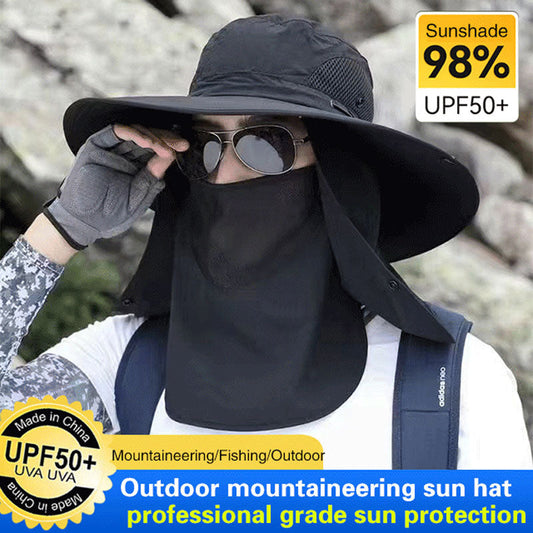 ⛰️☀️Hegymászó napellenző sapka – UPF 50+🧢