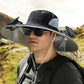 ☀️Napvédő halászsapka – 2 napelemes ventilátorral🧢