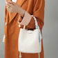 👜✨Γυναίκες Trendy δερμάτινη τσάντα ώμου Bucket