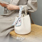 👜✨Γυναίκες Trendy δερμάτινη τσάντα ώμου Bucket