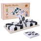 🧩 Kreatív fekete-fehér építőelemes puzzle szett (gyerekeknek)  👨‍👩‍👧‍👦