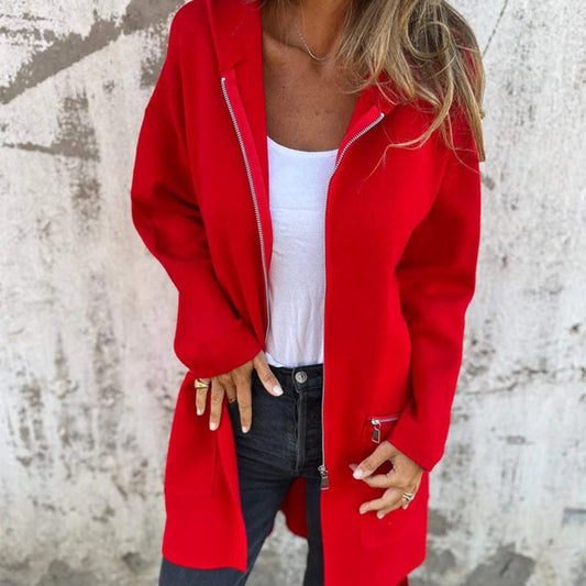 💃 CASUAL ΜΌΔΑ ΜΑΚΡΎ ΜΑΝΊΚΙ ΜΕ ΦΕΡΜΟΥΆΡ ΚΑΙ ΚΟΥΚΟΎΛΑ ΣΑΚΆΚΙ 💖