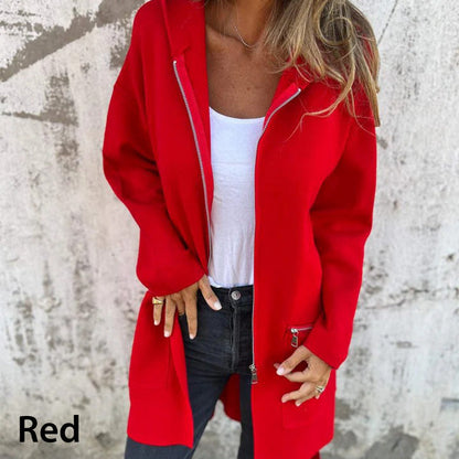 💃 CASUAL ΜΌΔΑ ΜΑΚΡΎ ΜΑΝΊΚΙ ΜΕ ΦΕΡΜΟΥΆΡ ΚΑΙ ΚΟΥΚΟΎΛΑ ΣΑΚΆΚΙ 💖