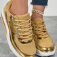 ✨ Γυναικεία μοντέρνα Casual Sparkling Style Platform Sneakers 👟