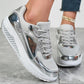 ✨ Γυναικεία μοντέρνα Casual Sparkling Style Platform Sneakers 👟