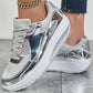 ✨ Γυναικεία μοντέρνα Casual Sparkling Style Platform Sneakers 👟