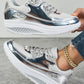 ✨ Γυναικεία μοντέρνα Casual Sparkling Style Platform Sneakers 👟
