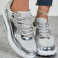 ✨ Γυναικεία μοντέρνα Casual Sparkling Style Platform Sneakers 👟