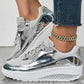 ✨ Γυναικεία μοντέρνα Casual Sparkling Style Platform Sneakers 👟