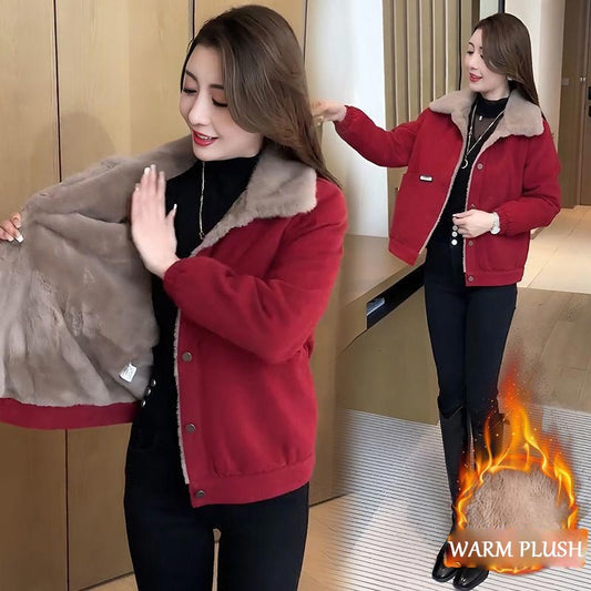 🐏🔥 Κομψό θερμικό μπουφάν με μάλλινη φόδρα