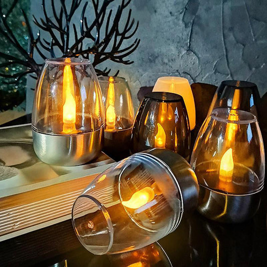 🔥1+1 INGYEN！🕯️LED gyertyák hangulatfény - Napenergia táplálású🌞🔋