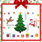 🎄 ΕΟΡΤΑΣΤΙΚΌ ΜΑΓΝΗΤΙΚΌ 3D ΑΥΤΟΚΌΛΛΗΤΟ ΚΑΡΤΟΎΝ
