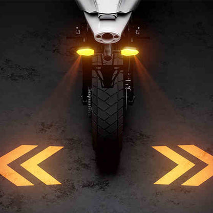 ⚡KEDVEZMÉNYES VAKUAKCIÓ! 🏍️Motorosok számára készült intelligens irányjelző🔦