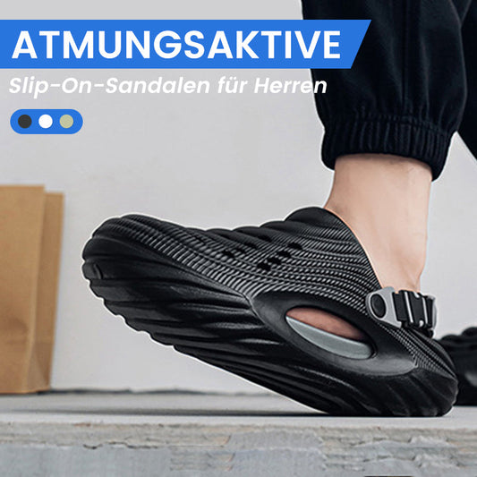 🔥Καυτή πώληση🎉Αναπνεύσιμα σανδάλια Slip-On για άνδρες