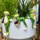🐸Miniatűr béka figurák növényi dekorációk-3