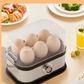 👩‍🍳 Multifunkciós tojáspároló átlátszó fedéllel 🥚💕