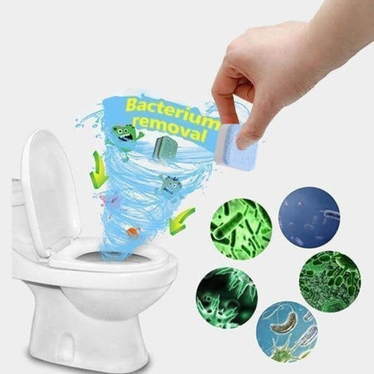 🚽Αυτόματο ισχυρό αναβράζον δισκίο καθαρισμού✨