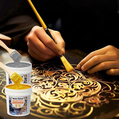 🎨Vízbázisú arany levél | festék művészethez, festészethez, kézművességhez✨
