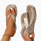 🎉2025 Νέα άφιξη - 50% OFF👠Γυναικείες σαγιονάρες με χοντρή σόλα και πούλιες