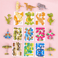 🦗🧩DIY rajzfilm 3D összerakós puzzle – 25 db/készlet | Kreatív, fejlesztő játék – Utánvét✨