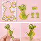 🦗🧩DIY rajzfilm 3D összerakós puzzle – 25 db/készlet | Kreatív, fejlesztő játék – Utánvét✨